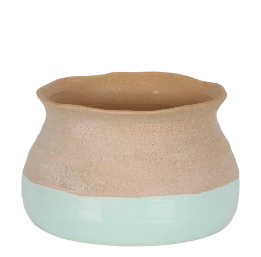 Anka Ceramic Pot Large Soft Sage