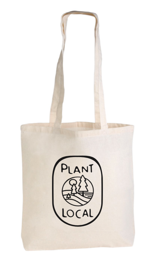 Plant Local Calico Bag